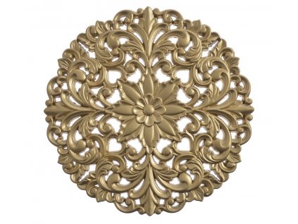 Zlatá ornamentová rozeta 30 cm
