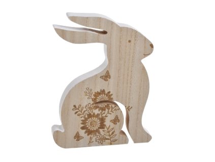 Velikonoční zajíček dřevěná dekorace
