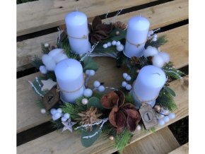 Adventní věnec  na stůl