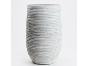 VÁZA ŠEDÁ 18x30 CM