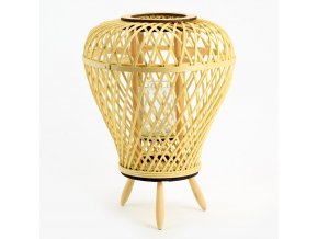 Bambusový lampion na 3 nohách 31X31XV40CM