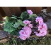 Umělá květina růžový muškát 45 cm
