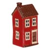 Svícen keramický domek na čajovou svíčku 19 cm b
