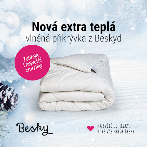 Horká novinka: Extra teplá vlněná přikrývka z Beskyd