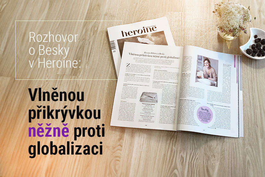 Vlněnou přikrývkou něžně proti globalizaci — Zuzana Bílková pro Heroine