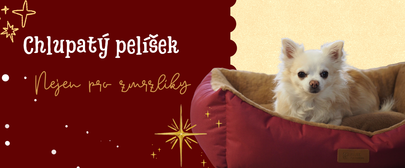 Vánoční chlupaté pelechy pro psy