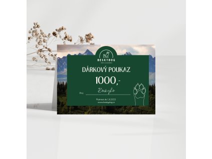 Dárkový poukaz 1000,-