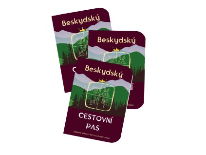 Beskydský cestovní pas - výhodný set 3 ks