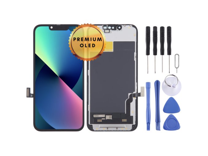 Premium OLED - originální displej pro iPhone 13 - instalační set