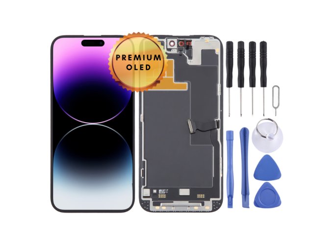Premium OLED - originální displej pro iPhone 14 Pro - instalační set