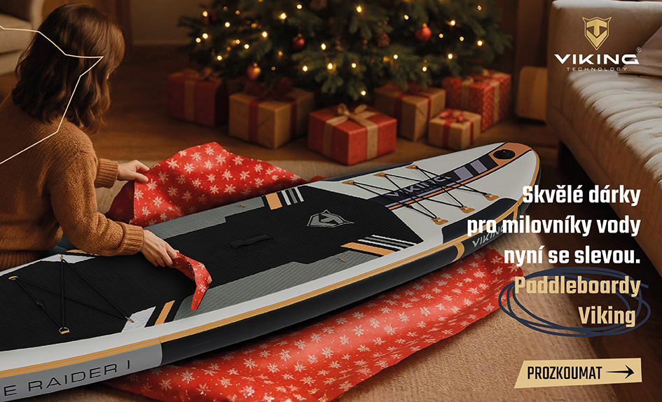 Vánoce paddleboard