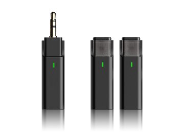 Sada bezdrátových mikrofonů Viking M302/Jack (Barva Černá)