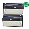 Venkovní solární LED světlo s pohybovým senzorem M328 SET (Barva Černá)