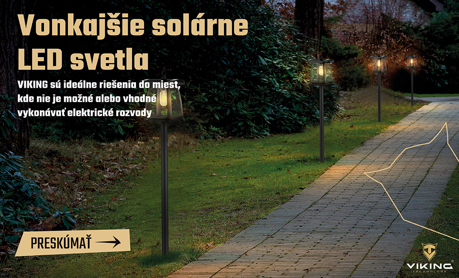 venkovní solární led světla
