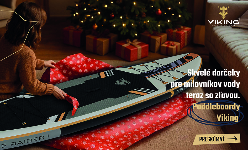 Vánoce paddleboard