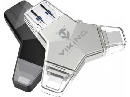 Viking USB flash disk 3.0 4v1 32GB (Barva Černá)