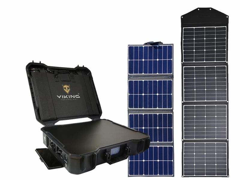 Set batériový generátor Viking X-1000, solárny panel X80 a solárny panel Viking L180