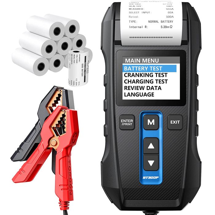 TOPDON Testovacia jednotka autobatérie BT300P Barva: Černo-modrá
