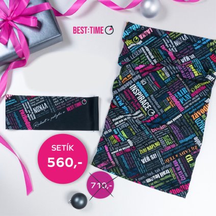 SET nákrčník a čelenka