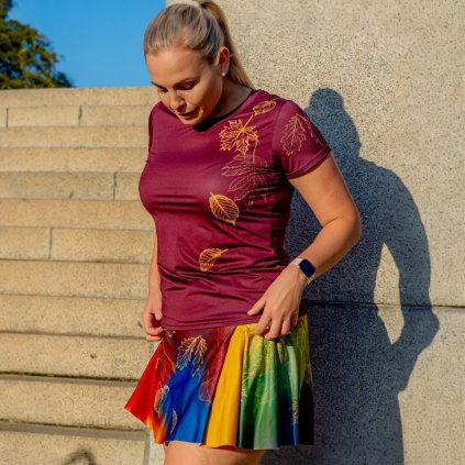 podzim sportovní sukně šortky a kapsy