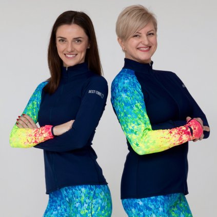 neonová sportovní mikina
