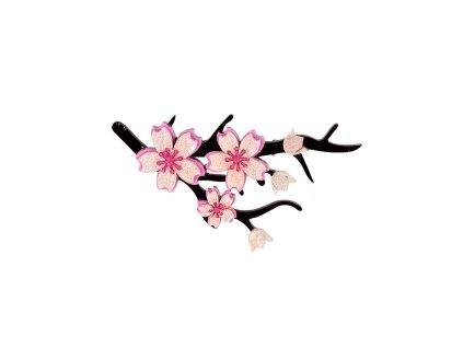 Cherry Loco Sakura blossom brooch