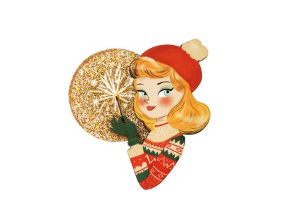 Laliblue Christmas Sparkles Brooch