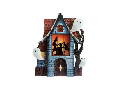 Laliblue Haunted house brooch