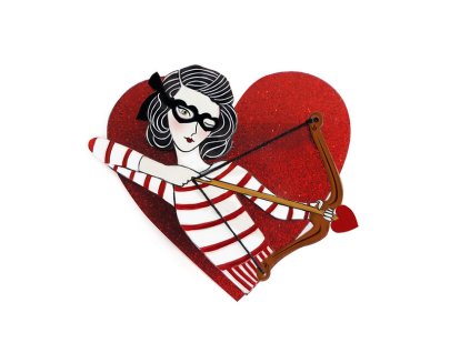 Laliblue Cupid Girl Brooch