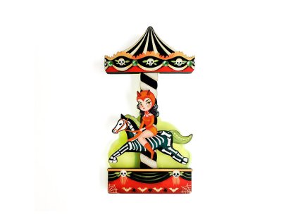 Laliblue Demonic Carousel Brooch