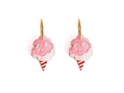 Cotton candy earrings