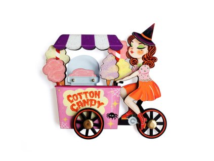 Laliblue Cotton Candy Cart Brooch