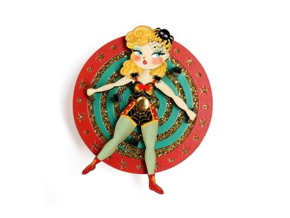 Laliblue Knife Thrower Brooch