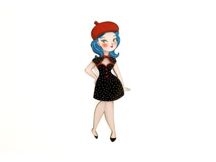 Laliblue Lali Doll + Outfit Brooch