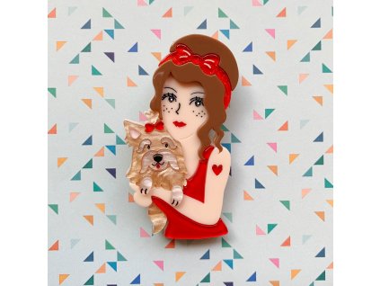 She Loves Blooms Pipi Love Brooch