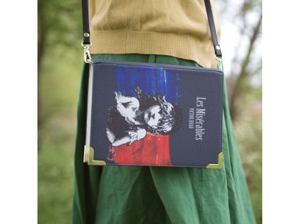 Well Read Company Les Miserables Book Crossbody Vegan Handbag