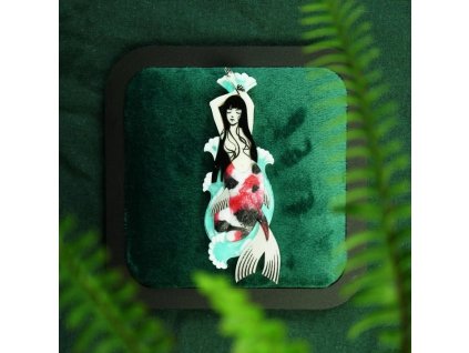 Lost Kiwi Design Koi Mermaid Brooch