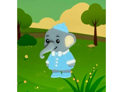 Tantalising Treasures Eli the Elephant Brooch