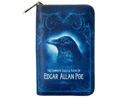 Well Read Company Edgar Allan Poe Book Zip Around Wallet