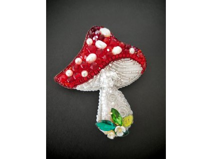 Colourz of Me Brož Muchomůrka