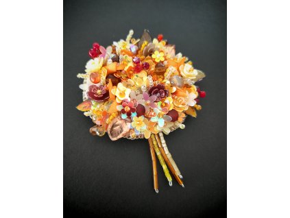 Colourz of Me Brož Podzimní kytice