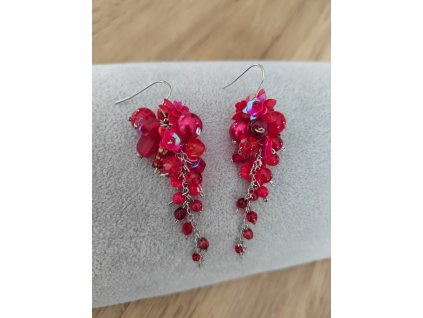 Colourz of Me Náušnice v červené