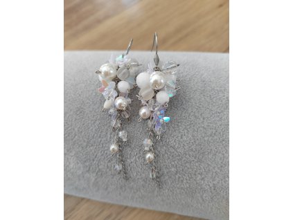 Colourz of Me Náušnice v bílé