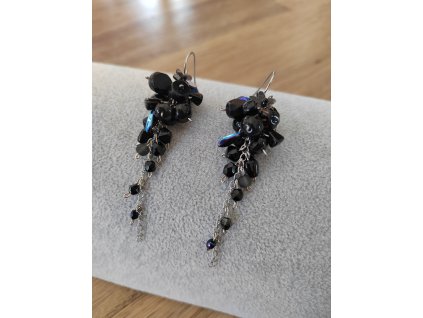 Colourz of Me Náušnice v černé