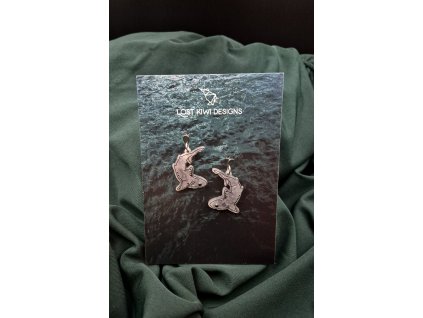 Lost Kiwi Design Náušnice Žralok