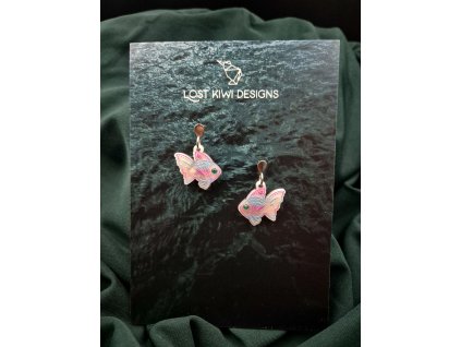 Lost Kiwi Design Náušnice Duhové rybky