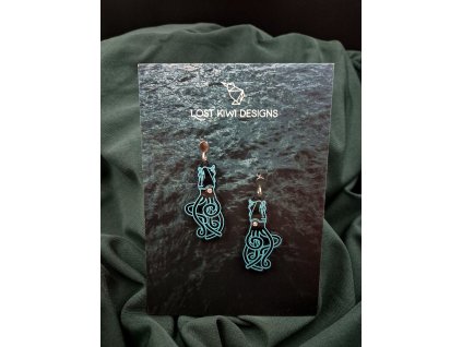 Lost Kiwi Design Náušnice Olihně