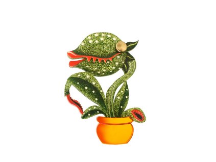 Laliblue Carnivorous Plant Brooch