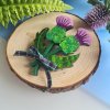 Cherry Loco Thistle brooch