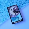 Cherry Loco The Moon cat tarot card brooch